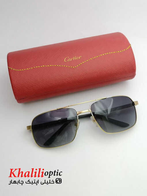 عینک آفتابی مردانه کارتیر  مدل CARTIER EDITION SANTOS-DUMOT - Image 3
