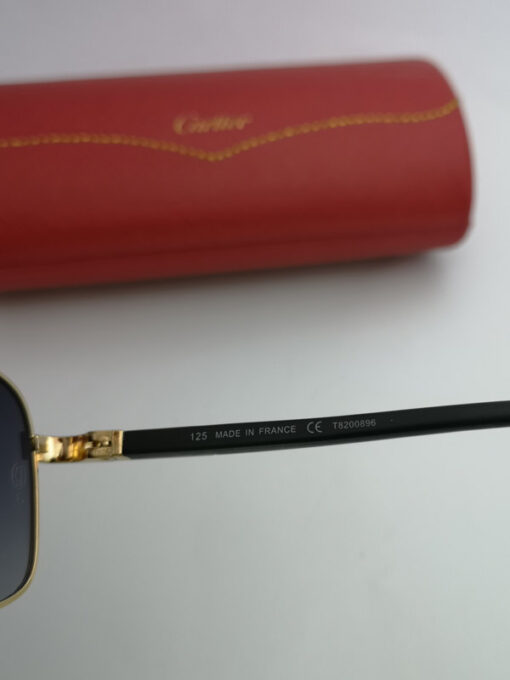 عینک آفتابی مردانه کارتیر  مدل CARTIER EDITION SANTOS-DUMOT - Image 4