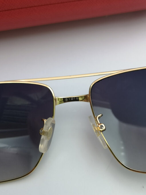 عینک آفتابی مردانه کارتیر  مدل CARTIER EDITION SANTOS-DUMOT - Image 6