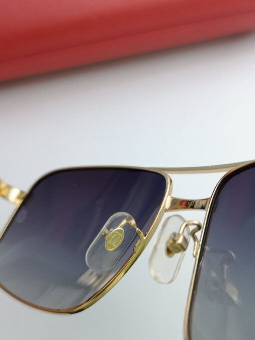 عینک آفتابی مردانه کارتیر  مدل CARTIER EDITION SANTOS-DUMOT - Image 7