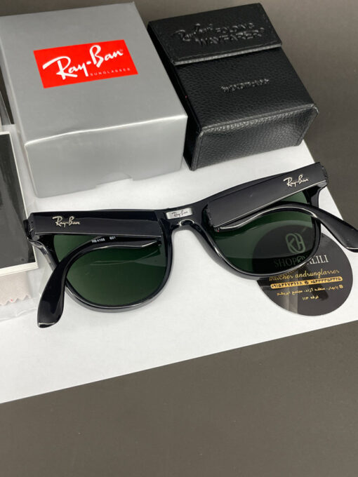 عینک آفتابی ریبن مدل Ray ban FOLDING WAYFARER RB4105  سایز 54 تاشو - Image 4