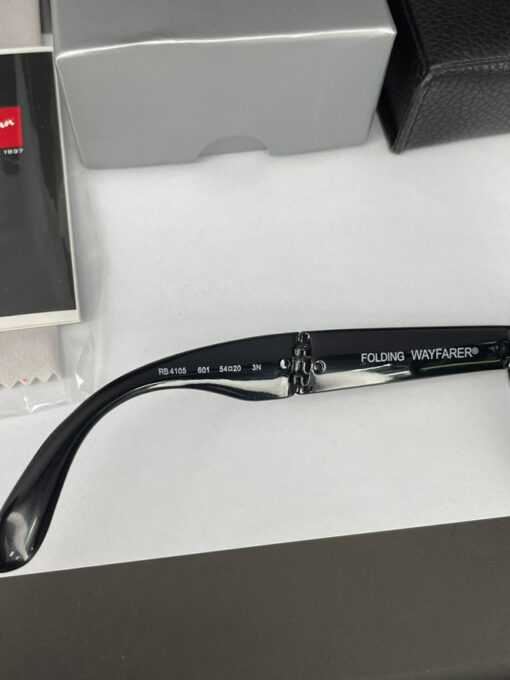 عینک آفتابی ریبن مدل Ray ban FOLDING WAYFARER RB4105  سایز 54 تاشو - Image 6