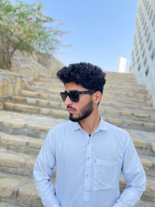عینک آفتابی ریبن مدل Ray ban FOLDING WAYFARER RB4105  سایز 54 تاشو - Image 9
